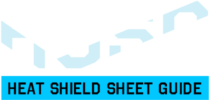 HSSG HEAT SHIELD SHEET GUIDE
